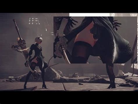 2b sexy|Even Nier: Automata's creator is fascinated by that fake butthole.